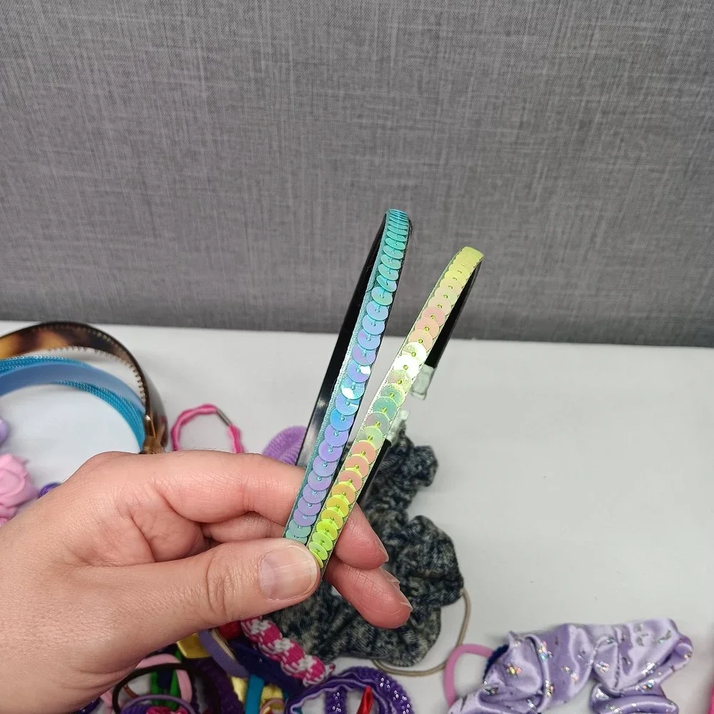 VTG Goody‎ Knockers Hair Ties Ribbons Headbands 118pc Lot 90s Y2K Multicolor